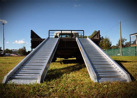 aluminum skid steer ramps|aluminum skid steer trailer ramps.